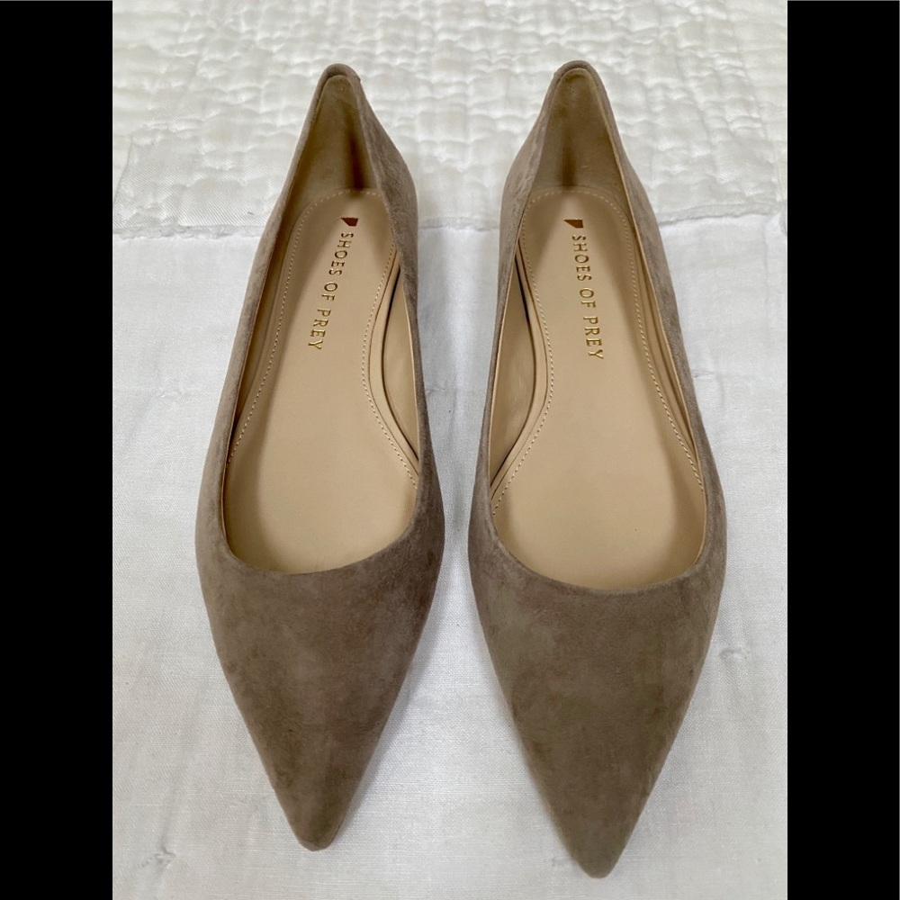 Shoes of Prey suede ballet flats
